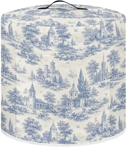 Vista 11 de Suobstales Cubierta antipolvo con estampado de girasol para olla instantánea de 8 cuartos de galón, diseño de nota musical, cubierta de olla a Nota