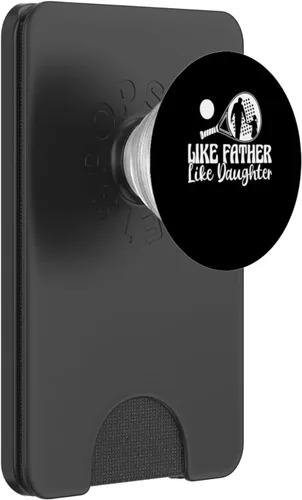 Vista 8 de Like Father Like Daughter Padel Racquet Paddle PopSockets Adhesive PopGrip
