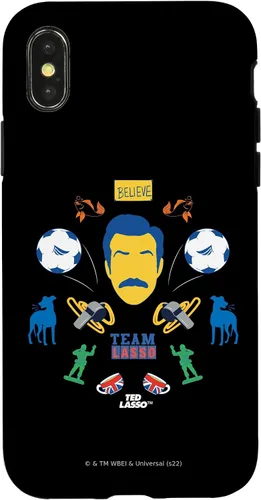 Vista 5 de Funda para iPhone 13 Pro Max Ted Lasso Icon Collage