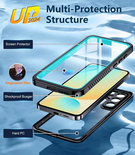 Vista 30 de Temdan - Funda impermeable diseñada para iPhone 12, protector de pantalla y cámara integrado IP68 bajo el agua, cuerpo completo, a prueba de caídas