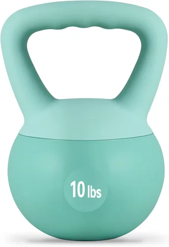 Vista 12 de DlandHome Pesas rusas para entrenamiento de fuerza, ideal para entrenamiento de cuerpo completo y entrenamiento de fuerza, mango de fácil agarre
