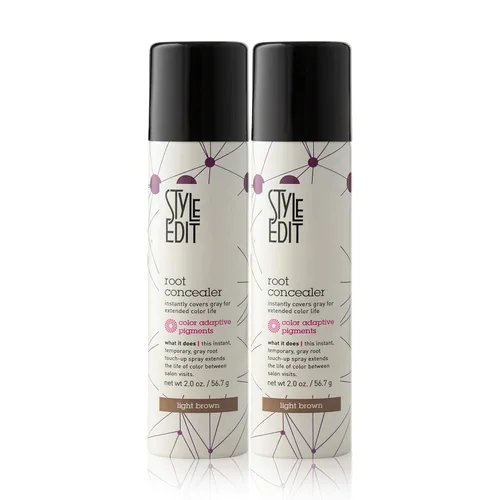 Vista 39 de Style Edit - Corrector de raíces, cubre instantáneamente canas y raíces, calidad de salón de belleza profesional