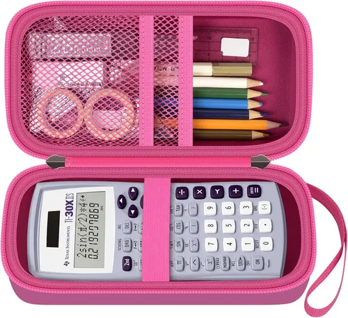 Vista 11 de Funda para calculadora TI-30XS/TI-30XIIS/TI-30Xa/TI-36X Pro Negro