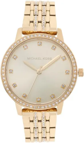 Vista 5 de Michael Kors Melissa - Reloj de acero inoxidable para mujer Oro rosa