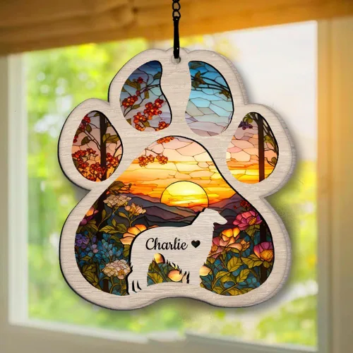 Vista 114 de Regalos conmemorativos personalizados para perros afganos, adorno de perro afgano personalizado, árbol de Navidad, regalo de recuerdo de mascotas