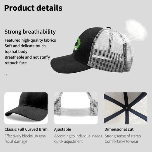 Vista 7 de FRUEL Sombreros de béisbol para el día de San Patricio, sombreros de malla para hombre, sombreros Snapback Fightt Me I'm Irish Retro Pickleball Cap