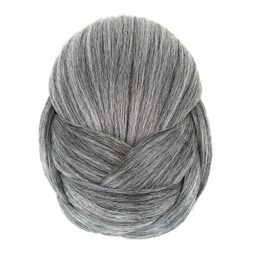 Vista 19 de IMISSU Cubierta de pelo trenzado con moño, piezas de cabello en forma de dona, coleteros para cabello con clips de peluca, recogida y recogida