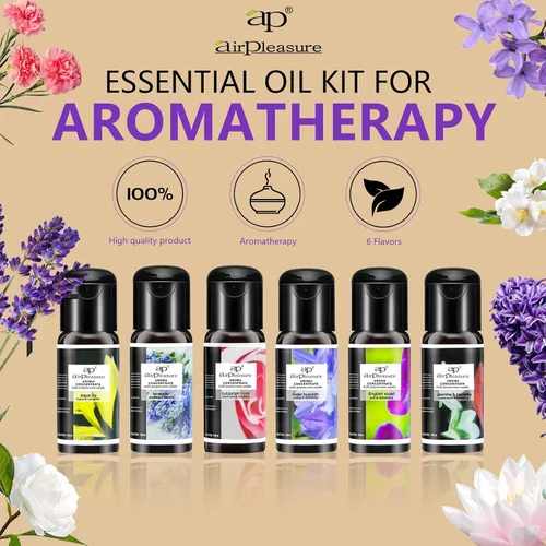 Vista 2 de Blossom - Juego de aceites esenciales para aromaterapia, 6 x 0.5 fl oz para difusor, humidificador, purificador de aire, lirio aguamarina, jacinto