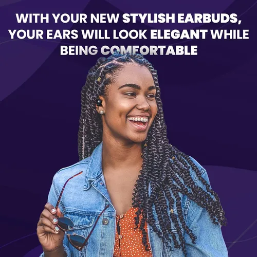 Vista 6 de iJoy Disney Nightmare Before Christmas TWS - Auriculares intrauriculares inalámbricos Bluetooth 5.0 compatibles con micrófono integrado y estuche