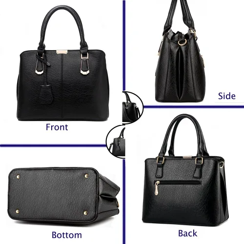 Vista 5 de Bolso de mano para mujer, bolso de mano con asa superior, bolso de hombro