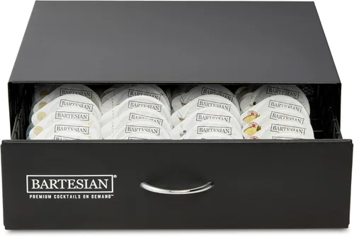Vista 8 de Bartesian Organizador de cajones de almacenamiento de cápsulas de cóctel, elegante dispensador de mezclador de bebidas para cócteles mixología