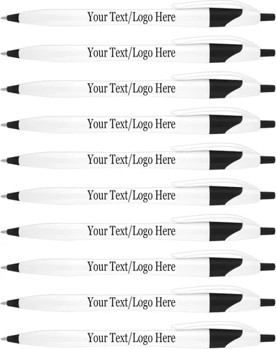 Vista 20 de SyPen Bolígrafos personalizados con tu logotipo o texto personalizado, paquete de 500 unidades a granel para negocios, fiestas y eventos, bolígrafos