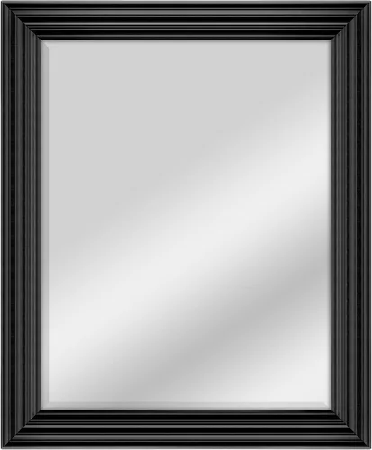 Vista 49 de MCS Simplicity - Espejo de pared grande de 21.5x25.5 pulgadas, espejo negro con detalle biselado, espejo para colgar en pared vertical u horizontal