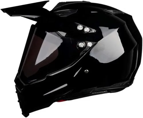 Vista 3 de Casco dual deportivo para motocicleta todoterreno y cuatrimoto - Certificado por el departamento de transporte de EE. UU. (DOT)