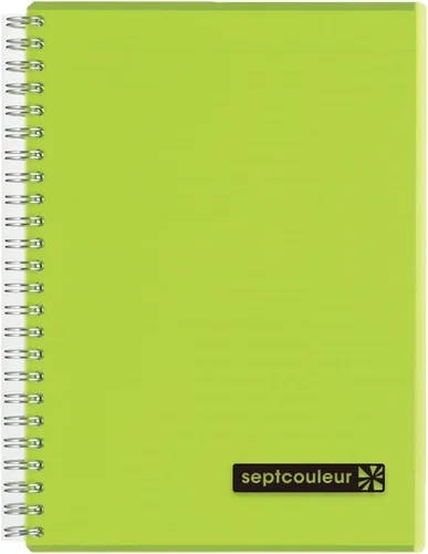 Vista 15 de Maruman Septcouleur - Cuaderno rayado - A5, 5.83 x 8.27 pulgadas, 80 hojas/160 páginas, diario de papel rayado universitario de 0.276 in, espiral