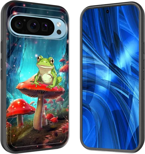 Vista 33 de Funda para Pixel 7A, [probada contra caídas de grado militar] Funda protectora resistente a prueba de golpes para Google Pixel 7A de 6.1 pulgadas