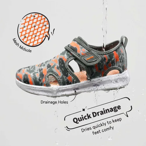 Vista 2 de DREAM PAIRS Sandalias para niños y niñas, zapatos de agua con punta cerrada, zapatos de agua de secado rápido para niños pequeñosgrandes