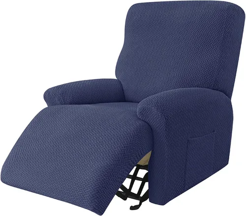 Vista 13 de IMYOGI Fundas de sofá de alta elasticidad para sofá reclinable, funda elástica para sofá individual, 1 pieza, protector de muebles, funda de tela