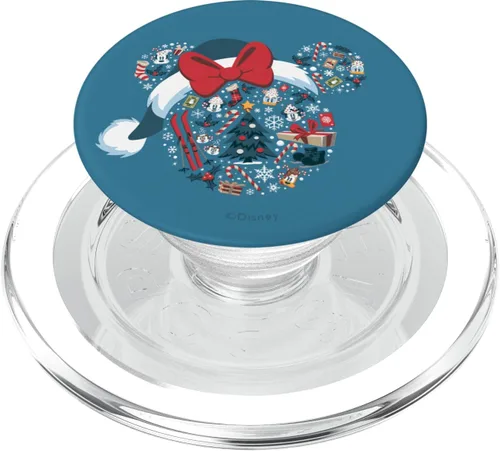 Vista 8 de Disney Minnie Mouse Icon Winter Lodge Holiday PopSockets intercambiables PopGrip