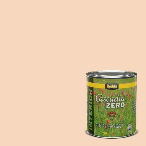 Vista 156 de Rodda Paint CASCADIA ZERO - Pintura plana e imprimación para interiores en uno, cuarto de galón, rosa Mullen