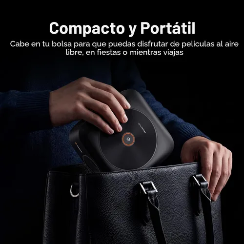 Vista 9 de Proyector HAPPRUN 1500 ANSI con licencia oficial de Google TV para Negro