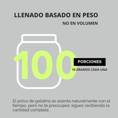 Vista 4 de Beef Gelatin, Gelatina en polvo de vacuno alimentado a pasto (XL 2.2 libras) sin sabor Suplemento proteico anti-edad 18 Aminoácidos para tener