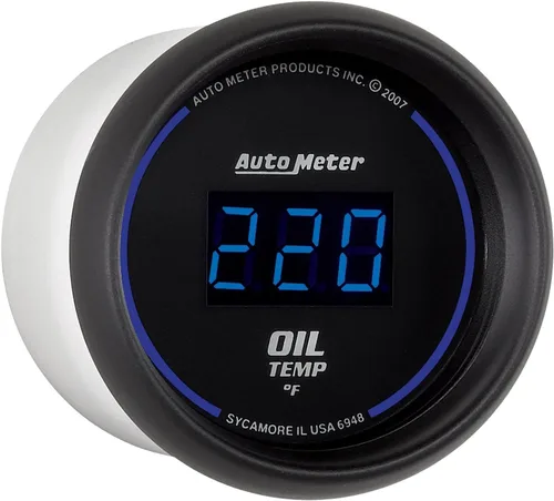 Vista 2 de Auto Meter 6948 Cobalt Digital 2-1/16" 0-340 F Medidor de temperatura de aceite
