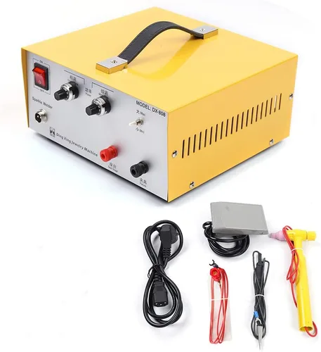 Vista 11 de Máquina de soldadura por puntos de joyería Máquina de soldadura de platino de oro y plata 110A 110V Soldador por puntos de joyería Máquina