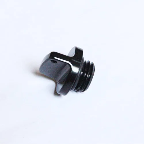 Vista 4 de Tapón de llenado de aceite de aluminio CNC M20x2.5mm HYEPIVOT para NINJA 250 400R 600R 650 ER-4n ER-6F ER-6N Z1000 Z800 Z900 KLX250 D-TRACKER Negro
