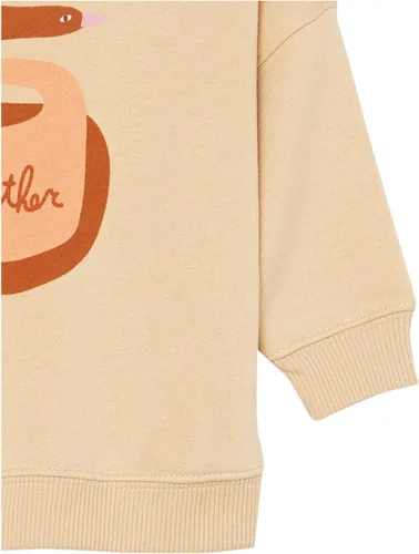 Vista 4 de Tienda Essentials Sudadera unisex con cuello redondo de rizo francés para bebés (anteriormente Tienda Aware)