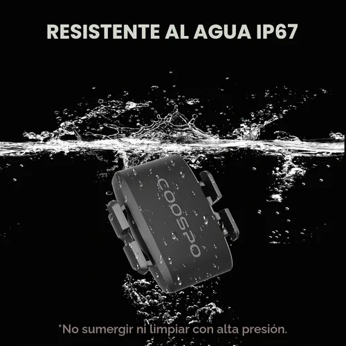 Vista 7 de COOSPO Speed/Cadence Sensor BK9 for Indoor/Outdoor Cycling, Bluetooth 5.0 ANT+ Wireless Cycling RPM Cadence Speed Sensor Cadencia BK9C