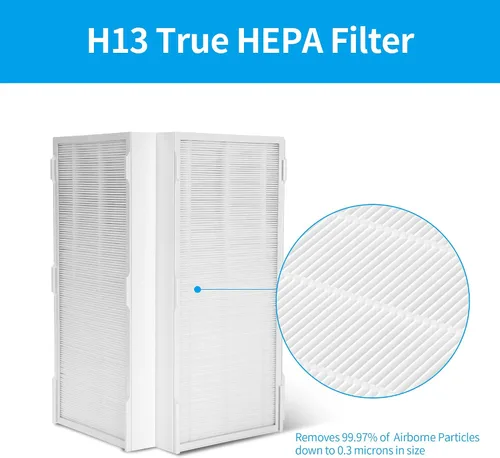 Vista 3 de Paquete de 1 filtro de repuesto CAP-1000FPK compatible con purificador de aire Cuisinart CAP-1000FPK, filtración 3 en 1