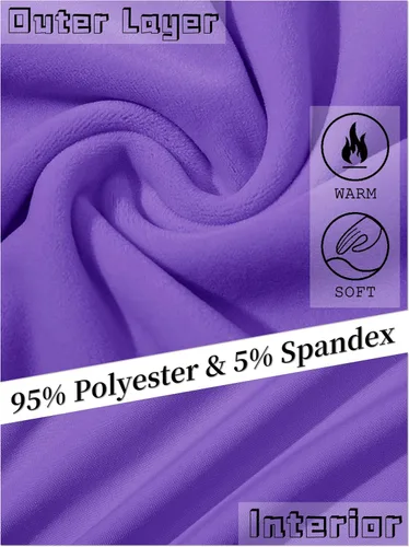Vista 5 de MAGCOMSEN Pantalones de forro polar para mujer, pantalones deportivos para correr, yoga, pantalones de terciopelo para correr, pantalones de pijama