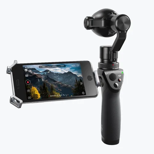 Vista 4 de DJI Osmo + Negro de Cámara 4 K, UHD 3,5 x zoom óptico, 2 X Zoom Digital de Mano 4 K