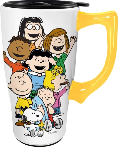 Vista 4 de Spoontiques - Tazas de viaje de cerámica - Taza Betty Boop - Para bebidas calientes o frías - Regalo para amantes del café