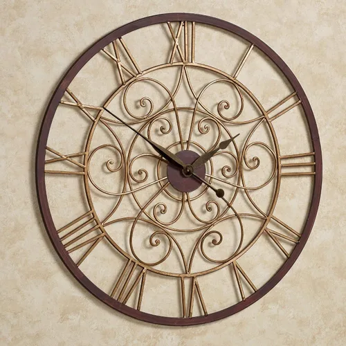 Vista 3 de Touch of Class Ralston - Reloj de pared, color dorado, talla única