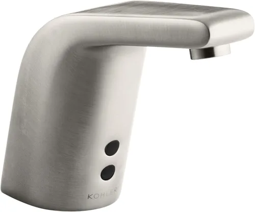 Vista 3 de KOHLER 13461-CP Grifo de lavabo de baño esculpido de un solo orificio sin contacto alimentado por CC con tecnología Insight(TM), mezclador de Cromo