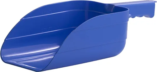 Vista 5 de Little Giant® Cuchara de plástico para uso general Cuchara apilable resistente y duradera para alimentación agrícola 5 pintas Ganaderos verde