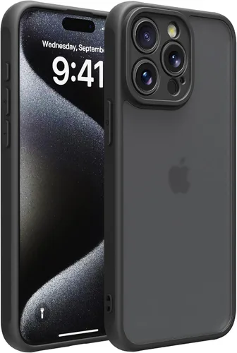 Vista 53 de Funda Translúcida Mate para iPhone 11, [Protección contra Caídas de Grado Militar de 10 Pies] Parachoques Protector Delgado Duradero Resistente a