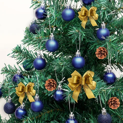 Vista 5 de GOODLYGHTS 30 Adornos de Bola de Navidad, 1.18" Decoraciones de Árbol de Navidad Irrompibles, Bola Colgante Perfecta para Decoración de Fiestas