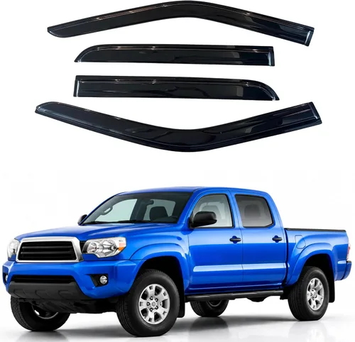 Vista 303 de Visera de ventana IG para Ford Focus Sedán y Hatchback 2012-2018, Protector de ventana lateral para lluvia y viento estilo Mugen, extra duradero