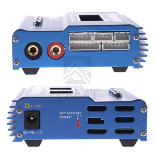 Vista 6 de iMAX B6 Li-ion Cargador RC NiMh NiCD Balancer Descargador de carga Pantalla LCD Digital