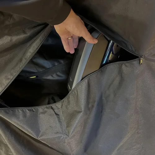 Vista 6 de Funda para bicicleta eléctrica: mantén tu bicicleta seca y protegida de los elementos, adecuada para almacenamiento al aire libre