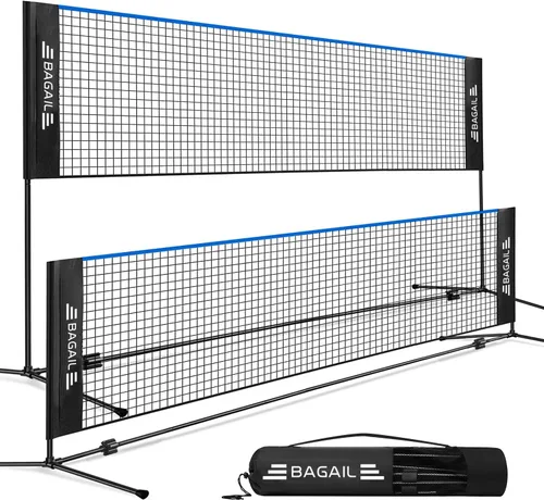 Vista 12 de BAGAIL Badminton Net, Height Adjustable (Up to 5.1')
