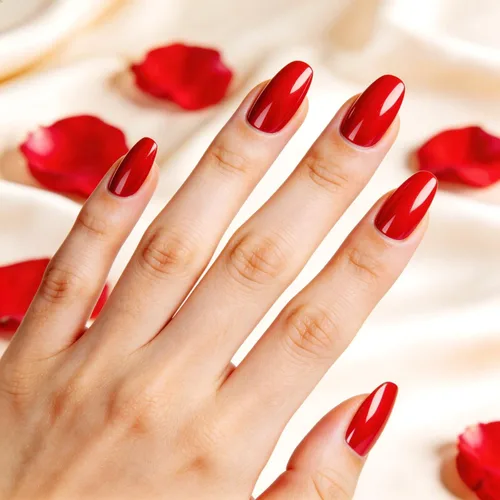 Vista 6 de 224 piezas de 16 hojas de color sólido y mate, autoadhesivas, tiras de esmalte de uñas para mujeres, calcomanías de arte de uñas, accesorios de uñas