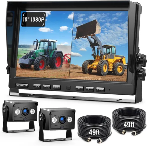 Vista 11 de ZEROXCLUB Cámara de respaldo con cable para placa de matrícula para automóvil, camioneta, SUV Negro