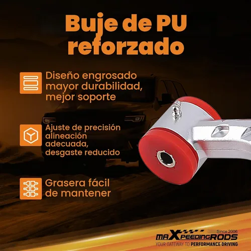 Vista 4 de maXpeedingrods Brazo de control de aluminio de elevación de 2-4 pulgadas para F-150 2004-2020, para Ford Expedition Navigator 2006-2022, brazos