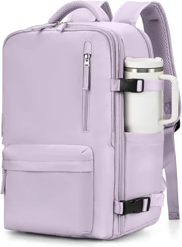 Vista 69 de VGCUB Mochila grande de viaje para trabajo, negocios, mochila para computadora portátil aprobada para vuelo, para mujeres y hombres, mochila