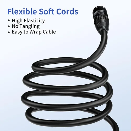 Vista 4 de SMALL-EYE Cable DMX de 5 pines hembra a hembra, paquete de 2 unidades de 5 pies, puente blindado de 4 núcleos para divisores de señal y paneles