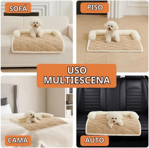 Vista 6 de HAOMAIJIA - Sofá para Perros Pequeños, Funda Antideslizante para Sofá de Mascotas Gruesa, Suave y Lavable, Protector de Sofá para Perros Todo